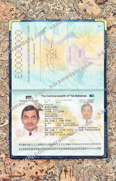 Bahamas passport photo look
